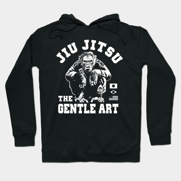 Gentle Art Chimp Hoodie by Ground Shark